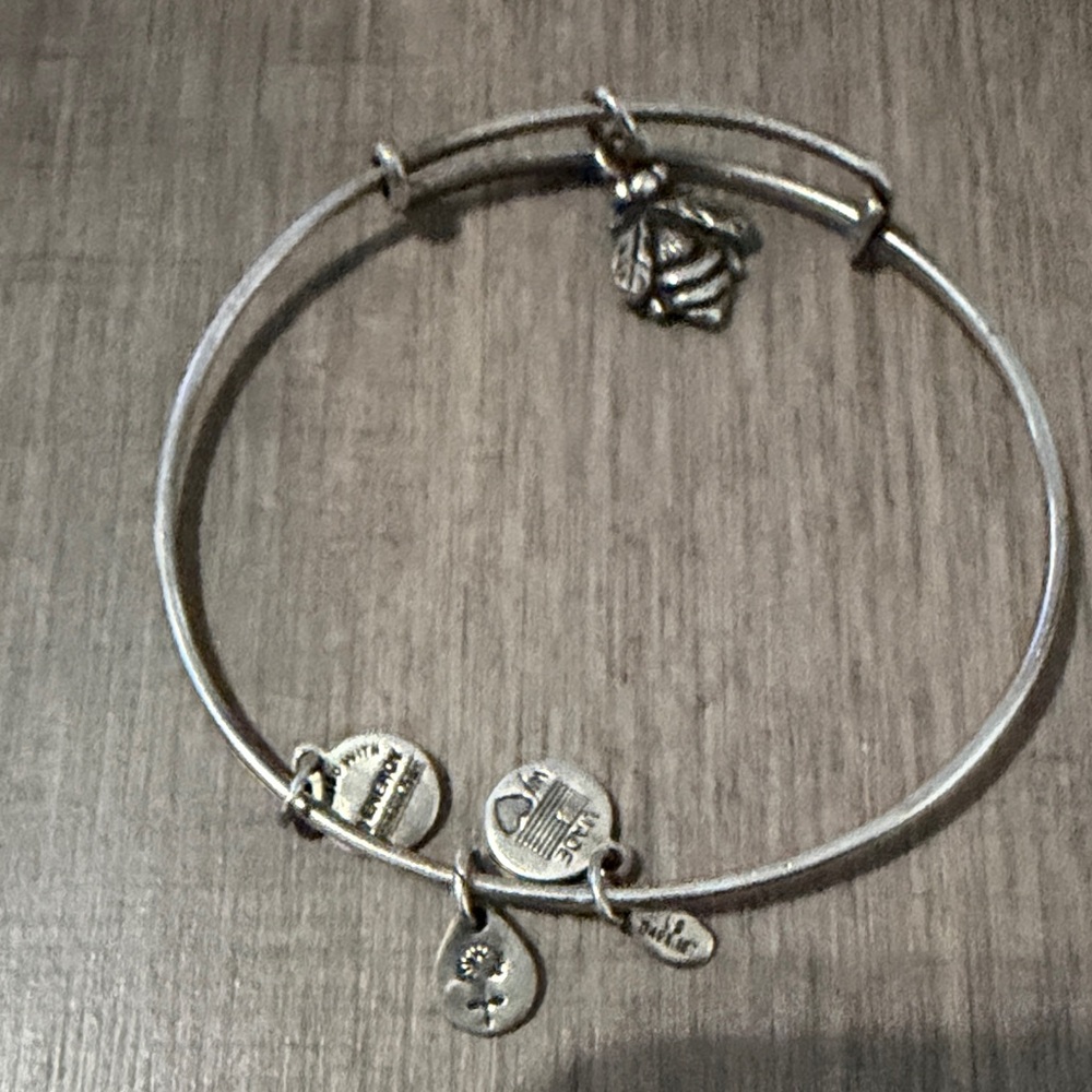 Alex and Ani Silver Charm Bracelet